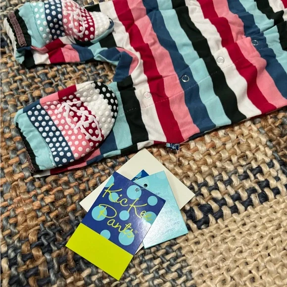 Kickee Pants Let Them Be Little Footie Pajamas Size 0-3 months - Picture 7 of 9